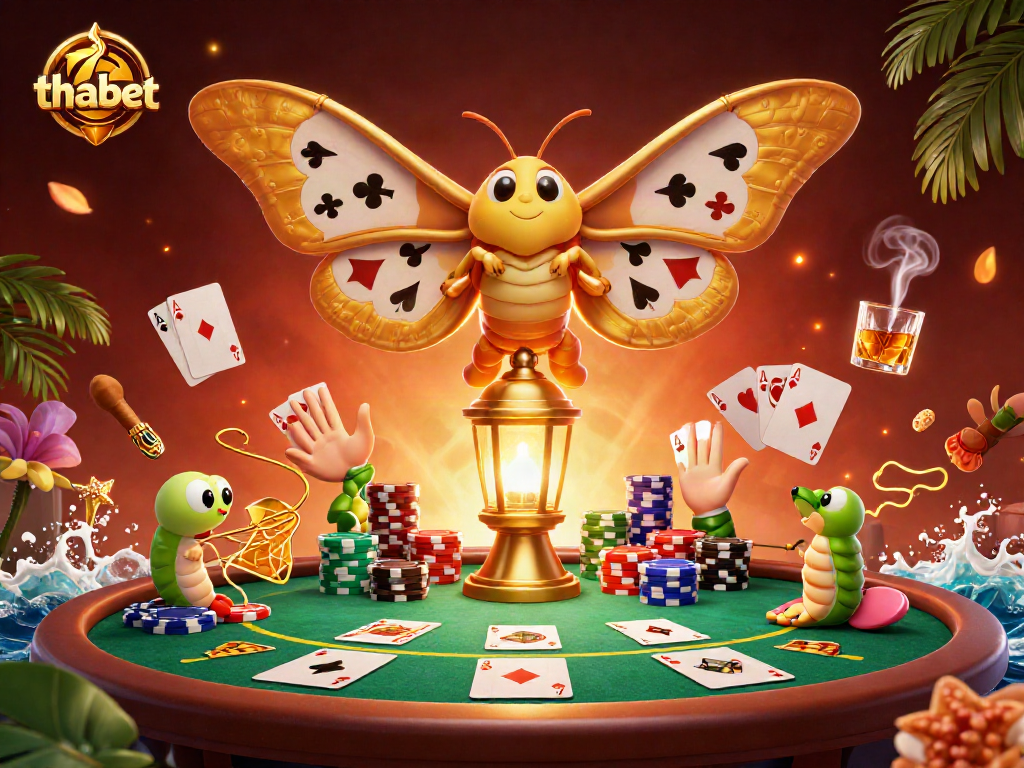 Experience thrilling poker scenes with thabet’s golden moth and vibrant gameplay elements.