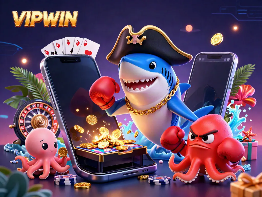 Engage with VIPWIN by exploring exciting slot games featuring vibrant characters and dynamic casino elements.