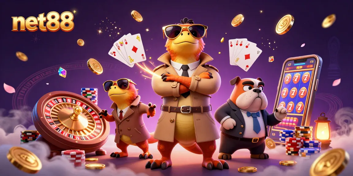 Experience the excitement at net88 as raptors hilariously attempt VIP casino access.