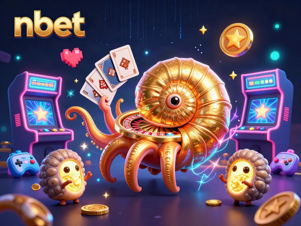 Engage with nbet’s thrilling gameplay featuring a giant nautilus, roulette wheel, and glowing elements for fun and excitement.