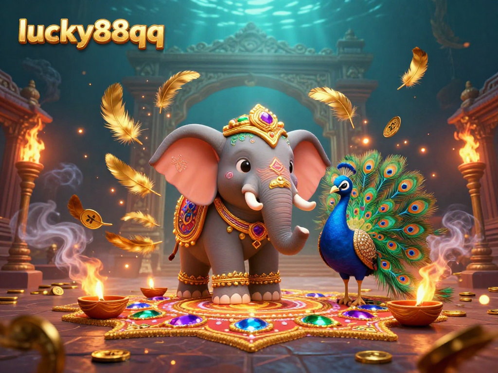 Engage in exciting gameplay action at lucky88qq, featuring colorful casino characters and rich gambling elements.