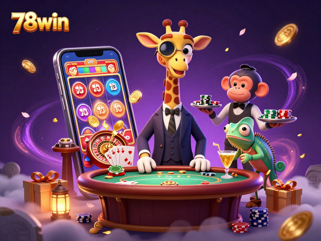 Engage with thrilling gameplay at 78win while spinning reels and collecting golden rewards.